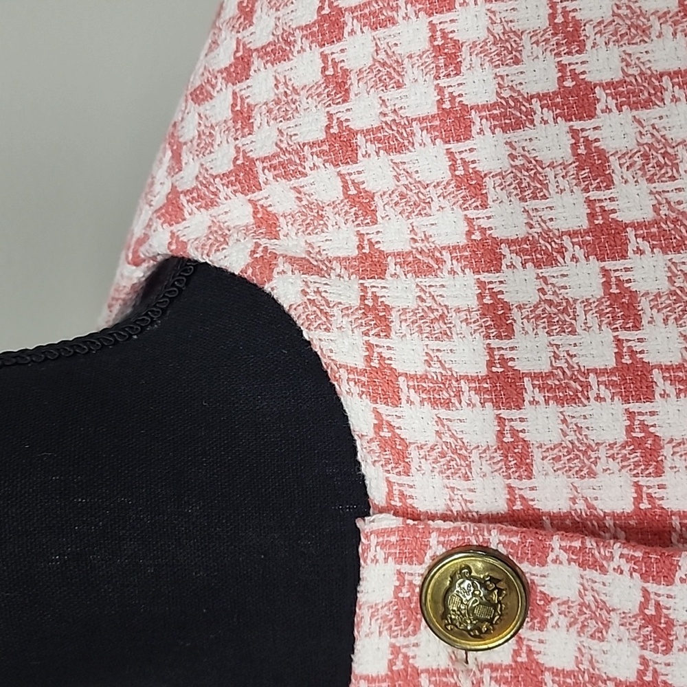 ZARA Houndstooth Tweed Crop Blazer - Picture 5 of 17